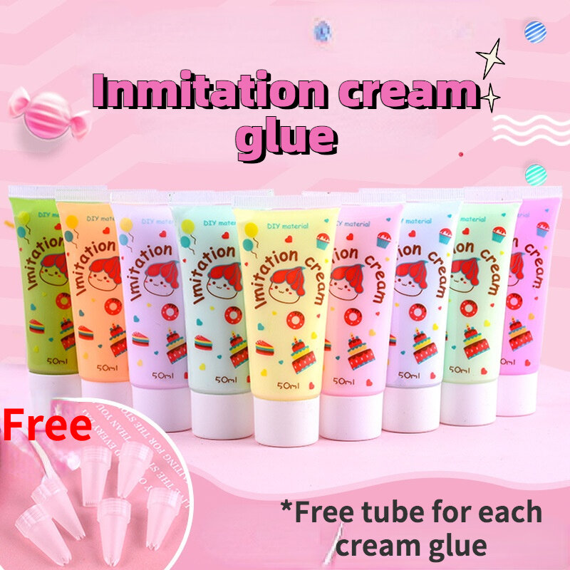 Simulation Cream Glue For Jewelry Making Supplies DIY Material iPhone Cases Frame Decoration Crafting