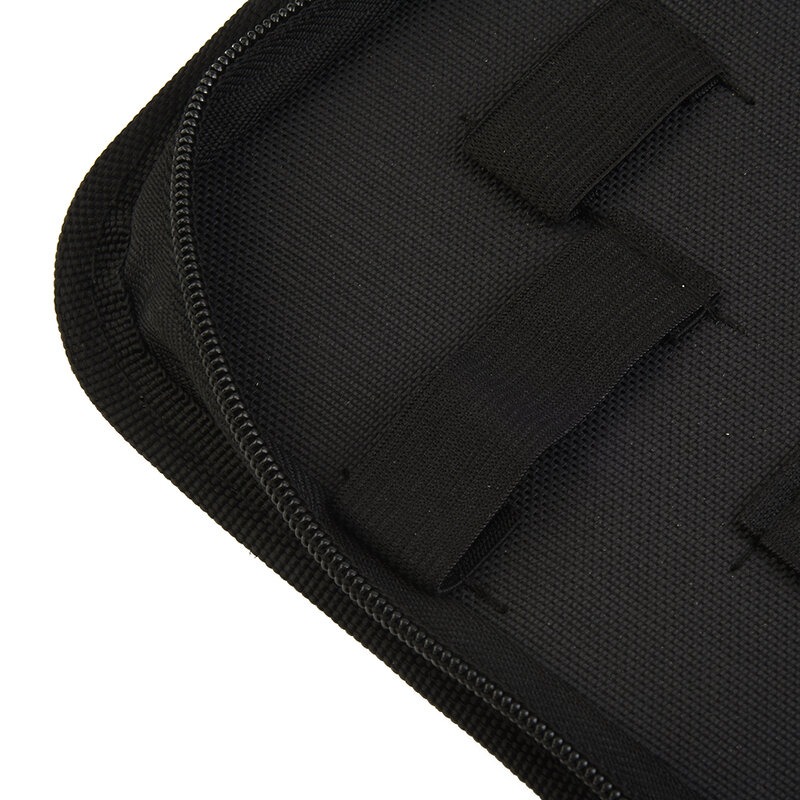 Kit de almacenamiento de herramientas, bolso de tela Oxford, bolsa negra para herramientas de interior, 0,11 KG, 20,5x10x5cm
