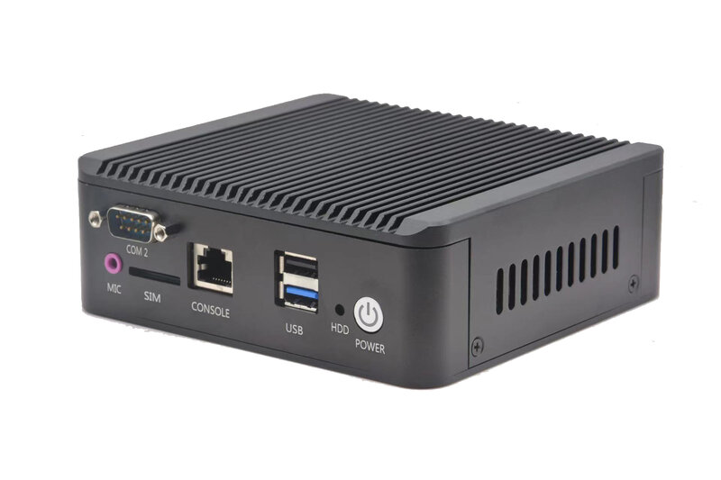 NUC-Mini PC sin ventilador de alto rendimiento, PC Stick, Windows 7, 8, 10, Celeron J1900, Quad Core, SSD, WIFI, HDMI, VGA, USB3.0, COM, SIM