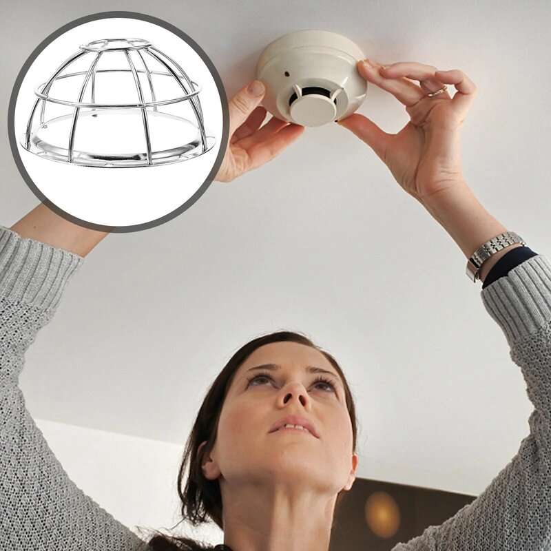 Rauchmelder Kopfschutz halterung Abdeckung Rauchmelder Kopfschutz zum Kochen von Feuermelder Detektoren