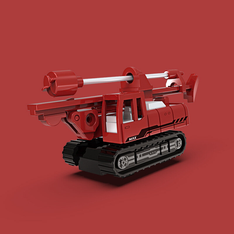 Mini véhicule d'ingénierie Decast pour enfants, jouet modèle EbCrane, camion à benne basculante, cadeau pour garçons, B199