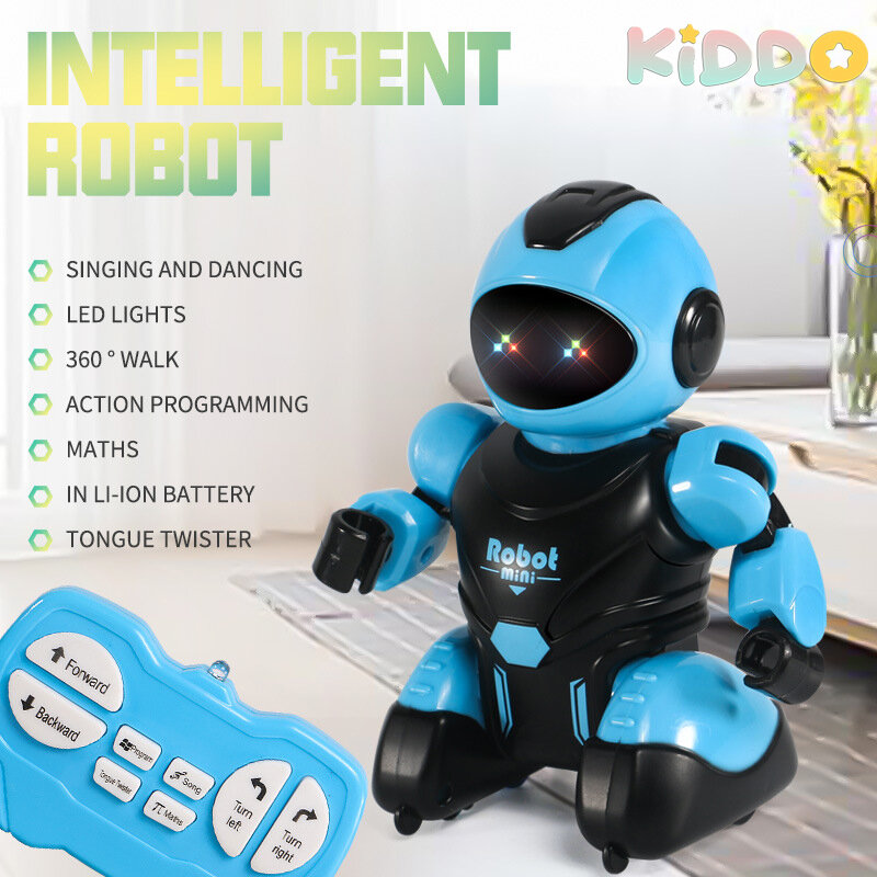 Robot intelligente per bambini bambini Robot intelligenti programmazione telecomando a infrarossi Robotics obot regali di natale programmabili
