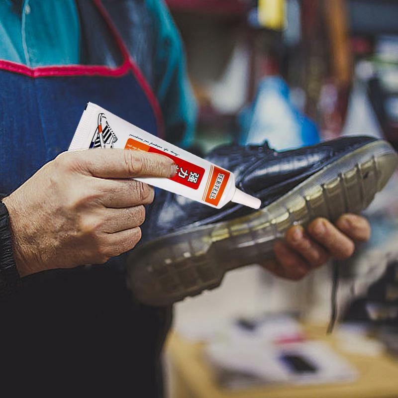 60ml adesivo per la riparazione della suola forte adesione scarpa Fix colla Kit per la cura delle scarpe strumenti per calzolaio per scarpe da ginnastica stivali borse in pelle