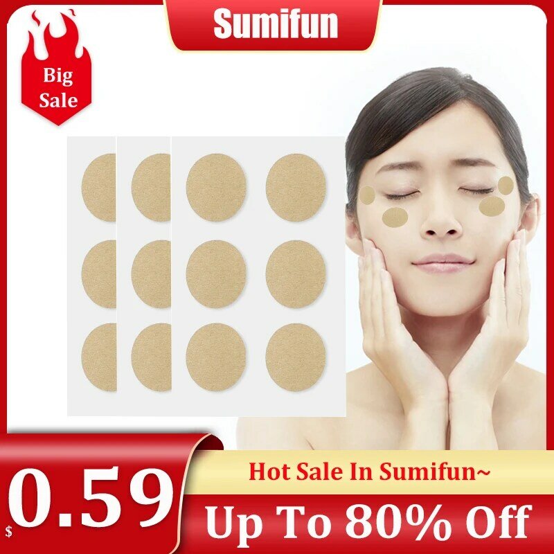 Gorąca sprzedaż 18 sztuk pielęgnacja oczu łagodzi suchością oczu zmęczenie naklejki oczu punktów akupunktury masażu dobre widzenie krótkowzroczność Plaster medyczny