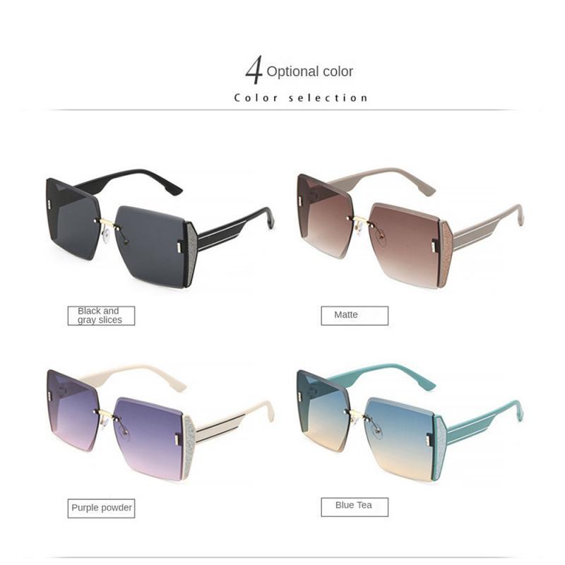 Borderless Trimming Sunglasses, Confortável de Vestir, Acessórios de Vestuário, PC Material, Gradual Sunglasses, Fashionable Sunglasses, Uv400, 1 a 10pcs