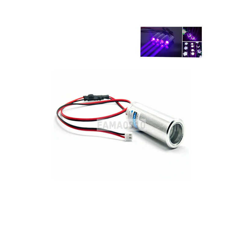 405nm 250mW Violet/Blue Laser Diode Module Dot Thick Beam Bar Stage Light