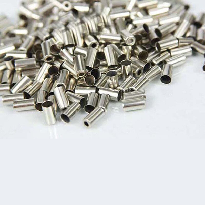 100pcs Lot Silver Bicycle Mountain Bike Riding Parts Shifter Cycling Accessories Cord End Covers Brake Line Cap Cable Caps