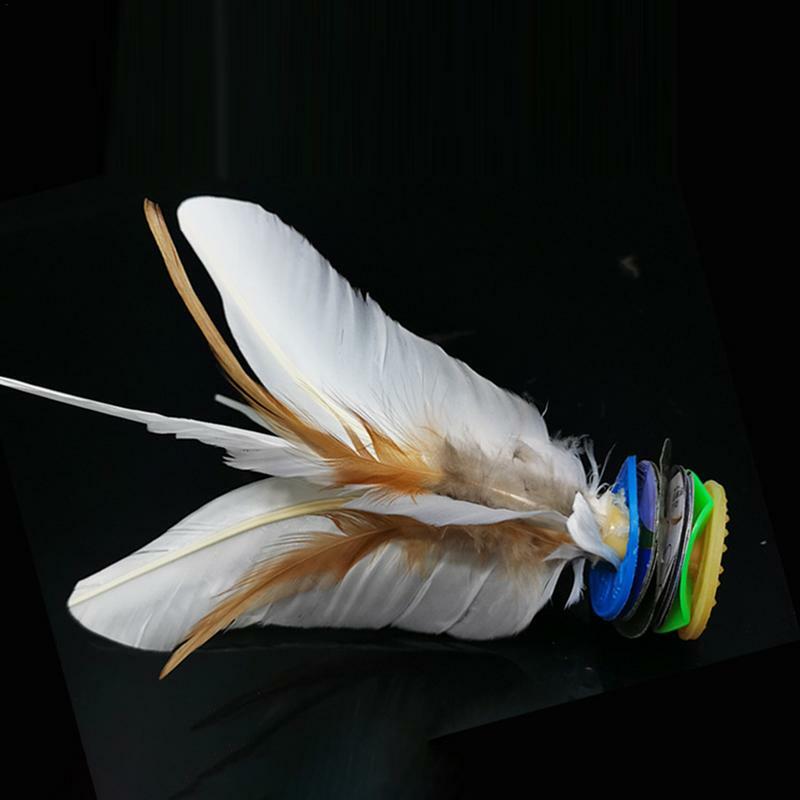 China Kick Shuttlecock Fitness Entertainment Footbal Foot Kick Fancy Goose Feather Shuttlecock For Physical Exercise