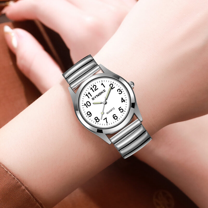 นาฬิกาข้อมือคู่หน้าปัดดิจิตอลขนาดใหญ่อ่านง่ายนาฬิกาควอตซ์กันน้ำนาฬิกาข้อมือสำหรับผู้ชายส่องสว่าง