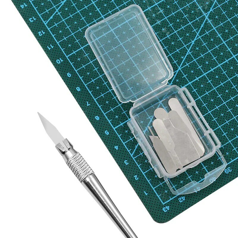 1セットcpuこじるナイフ解体ブレードてこオープニングツール金属クローバキットを修復するための電話コンピュータicチップbgaハンドツール