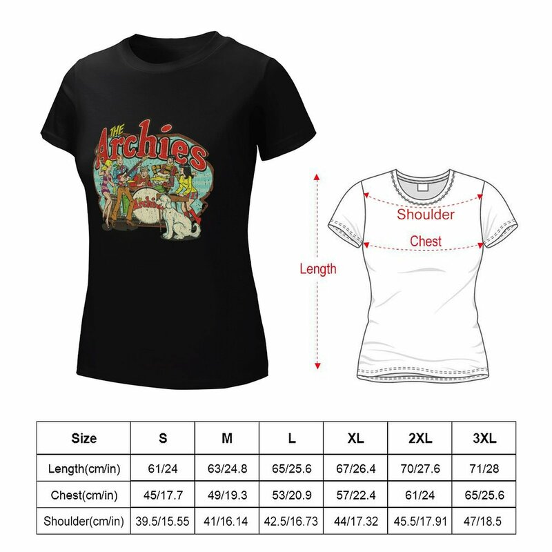 The Archies kaus 1967 atasan lucu musim panas atasan baju motif hewan untuk anak perempuan T-shirt untuk wanita longgar pas