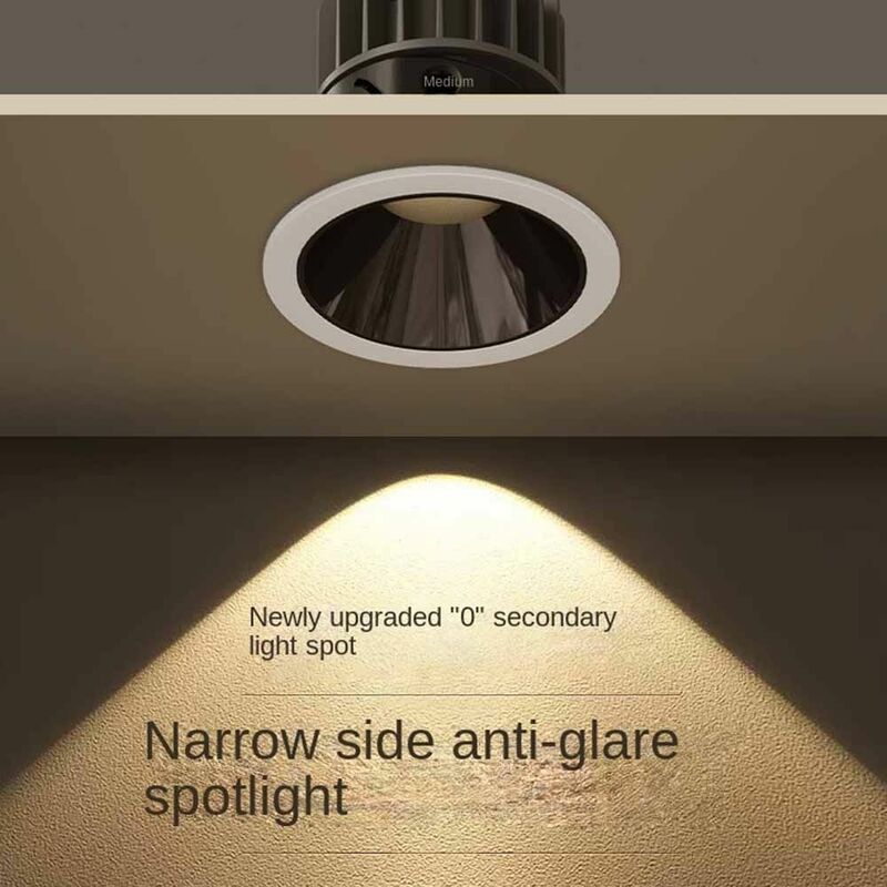 Spot Licht Led Downlight Duurzame Ronde Energiebesparende Plafondlamp 220V Inbouw Inbouw Verlichting