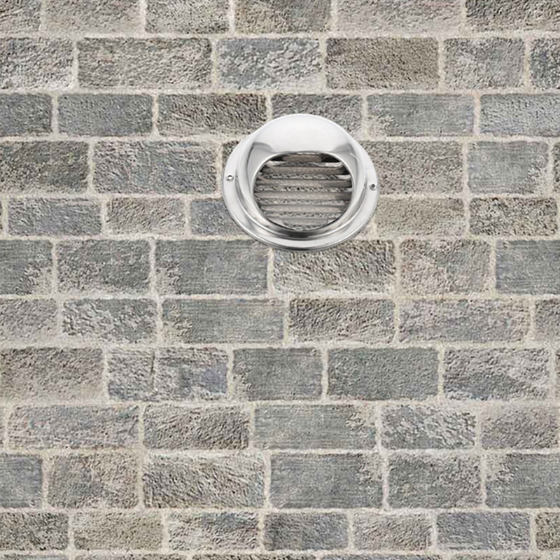 Air Vent Covering Round Air Vent Louver Grille Covering Ventilation Accessory Breathable Exhaust Range Hood, Exhaust Pipe Outlet
