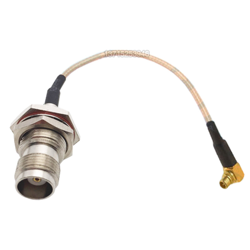 MMCX Male Plug Right Angle to TNC Female Jack Waterproof RG316  MMCX-JW RF Coaxial Pigtail Jumper Low Loss Cable