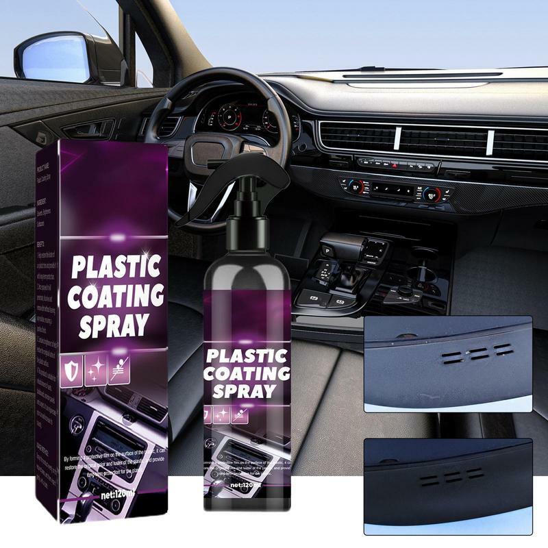 120ml Car Interior Cleaner Spray Multipurpose Plastic Coating Spray interior car cleaner Interior Cleaner Dry Cleaning Agent