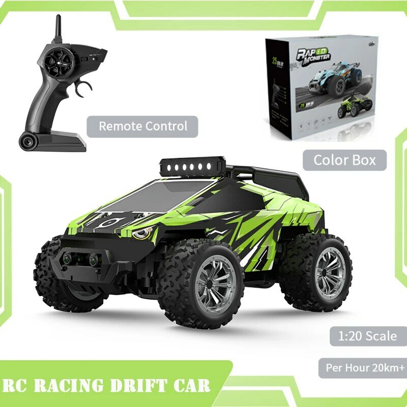 RC Drift Speed Car 1:20 Full Scale Model 2.4G Wireless Remote Control Fall Resistant Off-road Four Wheel Drive Car Children Toys