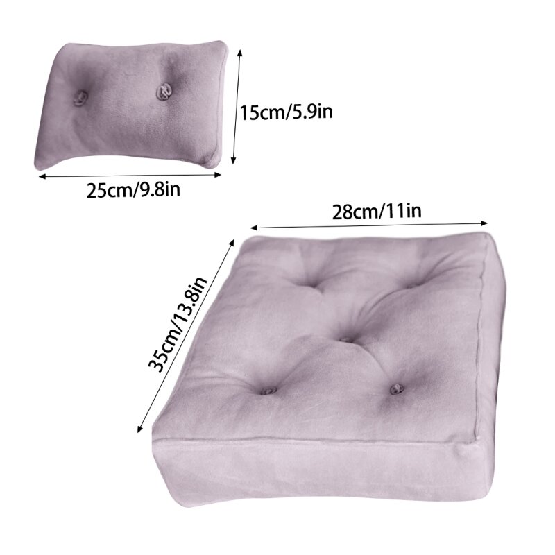 Newborn Photography Props Mini Bed Mattress Posing Pillow Set Baby Studio Photo Shooting Cushion Mat Accessories Fotografia