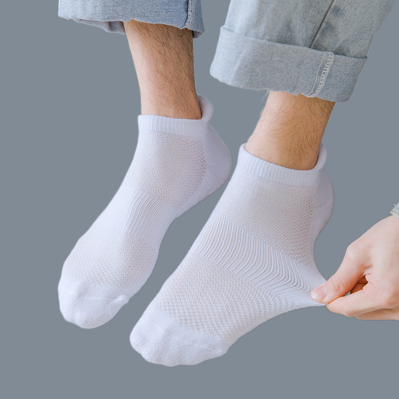 5/10 Pairs High Quality Men Women Leisure Boat Socks Breathable Short Socks Sports Basketball Sweat-absorbing Odor Proof Socks