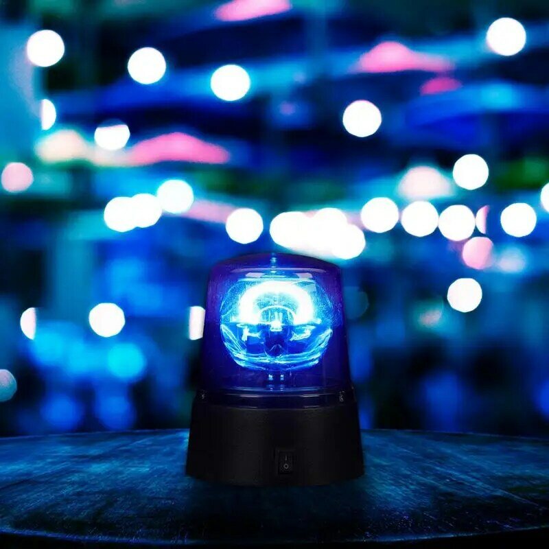 360 Draaiend Licht Veiligheidswaarschuwingslampjes Polices Lamp Knipperende Waarschuwing Veiligheidstoorts Zaklamp Fakkel Fiets Achterlicht Voor Discopol