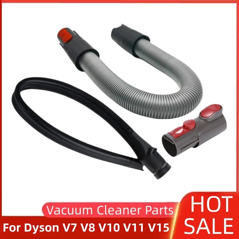 Kit d'adaptateur de tuyau flexible pour aspirateur Dyson V8, V10, V7, V11, V12, V15, outil crevasse, connexion et extension