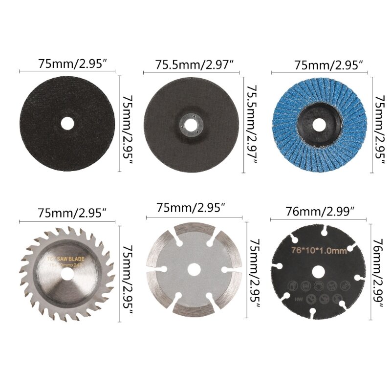 Amoladoras angulares 75mm, circular Metal, corte, corte neumático, pieza herramienta