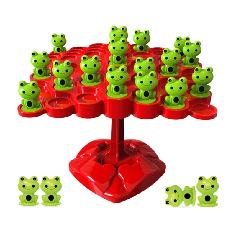 Mathe-Spiel Frosch-Balance-Zählspielzeug für Jungen und Mädchen, pädagogisches Montessori-Spielzeug, Kindergeschenk, Heimschule,