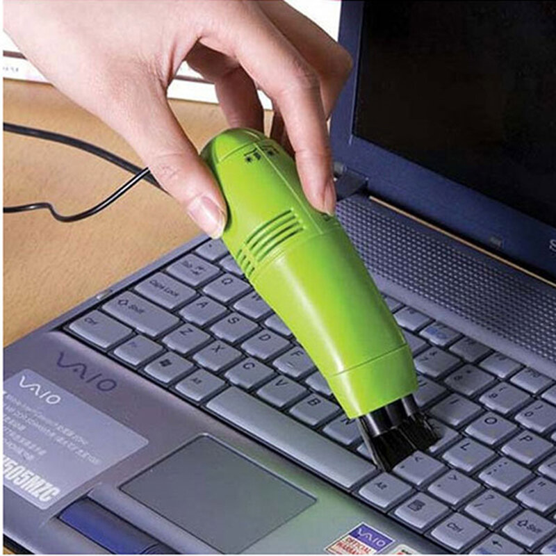 Miniaspiradora USB diseñada para limpiar el polvo, Kit de limpieza para teléfono, portátil, PC, teclado de ordenador, Plástico