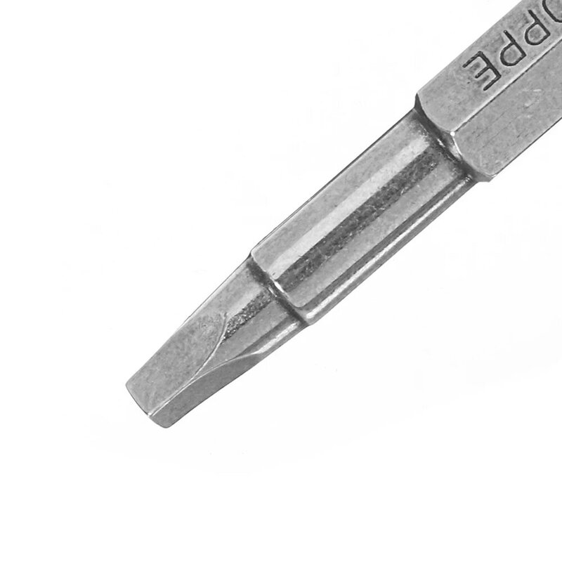 3 pçs 50mm bits de driver elétrico sq2 cabeça quadrada chave de fenda magnética conjunto de ferramentas para reparação mão kit bit