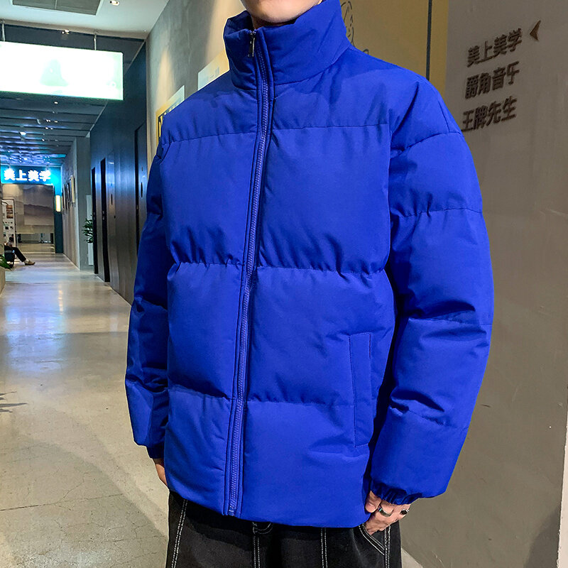 Harajuku Heren Parka 'S Warme Dikke Mode Jas Oversized Winter Casual Jasje Heren Streetwear Hiphop Jas Vrouw Parka 'S Nieuw