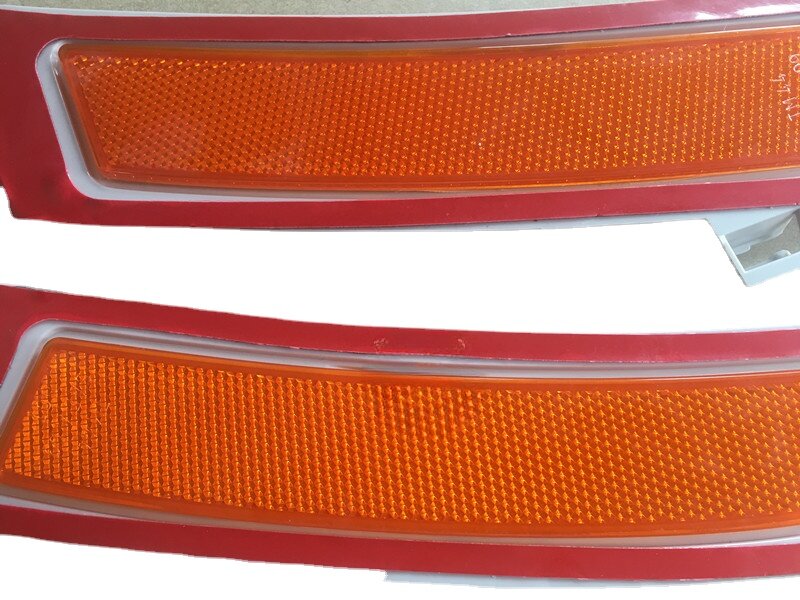 Luz reflectora de marcador lateral de parachoques delantero de lente ámbar para BMW E70 X5 LCI 2011-2013