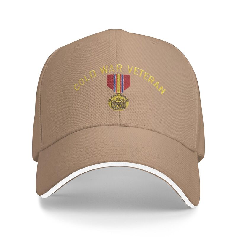Perang Dingin Veteran uniseks klasik topi bisbol topi Sandwich polos topi ayah topi Casquette dapat disesuaikan topi alami