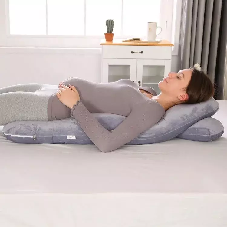 Safe  Pregnancy Pillow Foldable Sleep U-Shape Full Body Maternity Pillows For Women