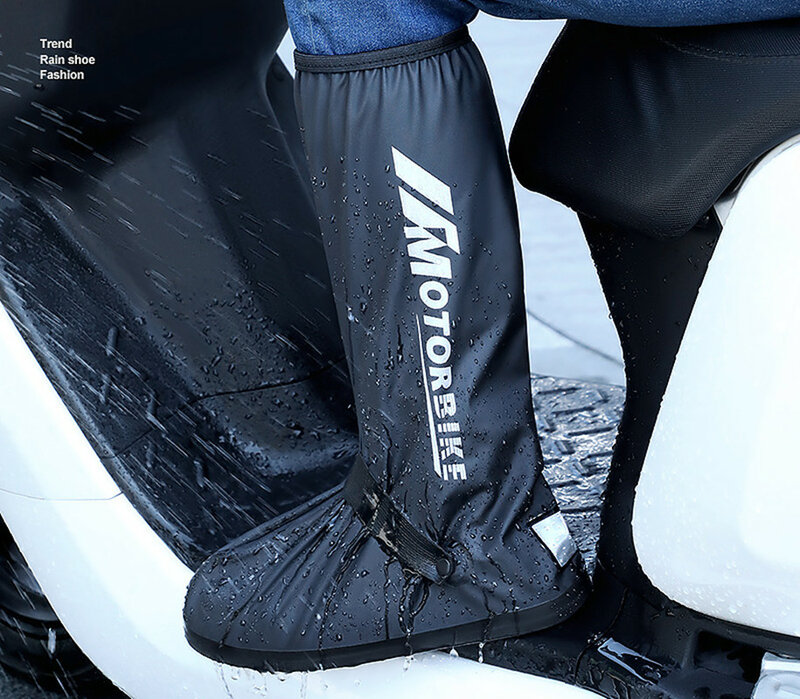 2023 wysokiej rury pokrowce przeciwdeszczowe na buty gorącej sprzedaży kreatywny wodoodporny motocykl wielokrotnego użytku rower rowerowy kalosze pokrowiec na buty przeciwdeszczowy