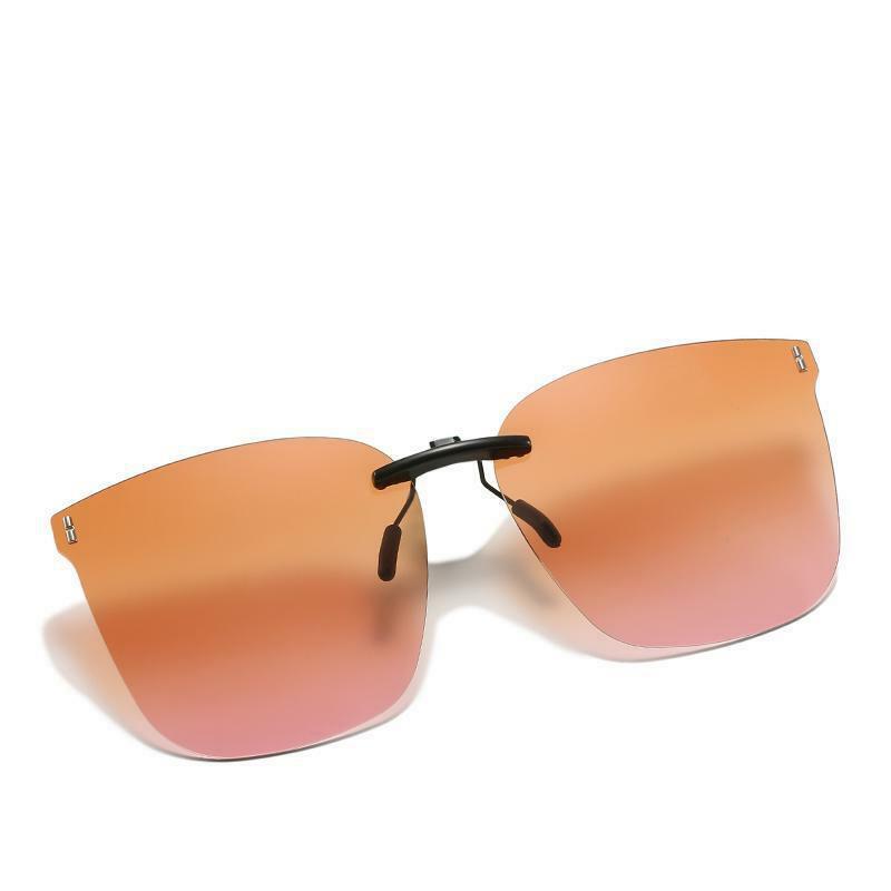 Polarizada luz magnésio miopia óculos clip, óculos de condução, moda feminina óculos de condução