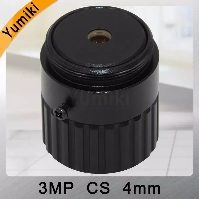 Yumiki 4 MM 3MP Lens CCTV 1/2. 5 ''F1.4 CS Fisso IR 3.0 Megapixel CCTV Obiettivo Per telecamera IR 720 P/1080 P Telecamera di Sicurezza