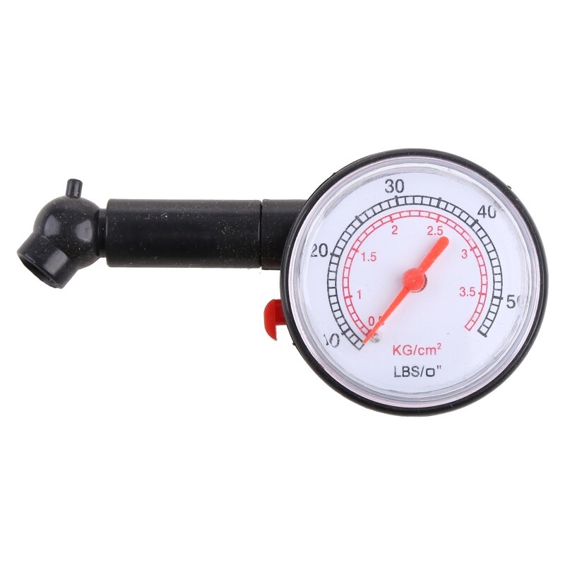 Medidor de pressão de pneu de alta precisão Manômetro de bicicleta Barômetro Testador Ferramenta de verificação D7WD