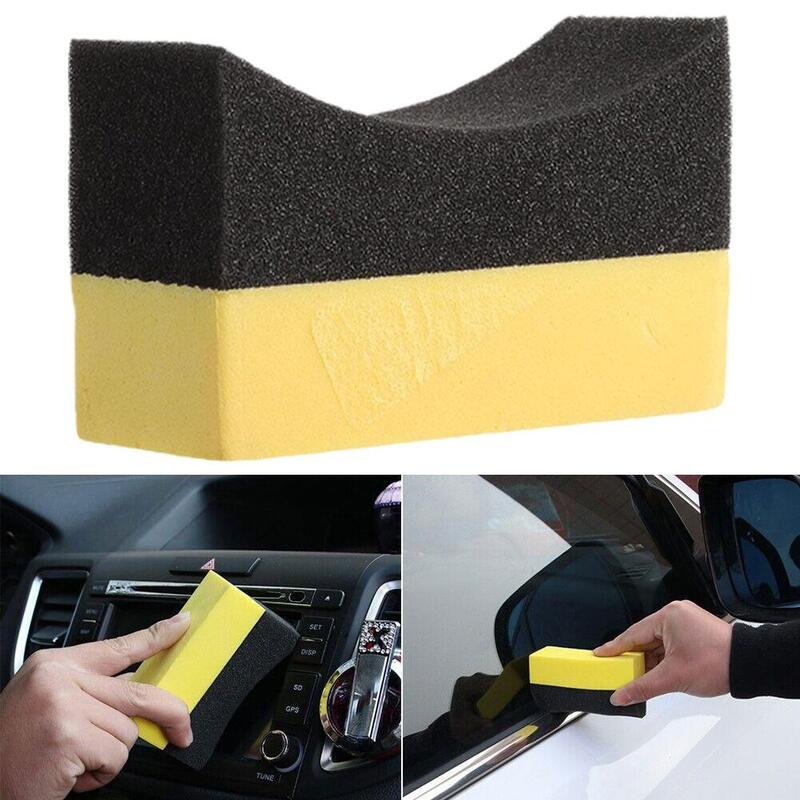Car Tyre Brush Sponge Honeycomb Car Wash Sponge Cleaning Car Wash Cleaning Household Accessories Wiping Tools P1Q9