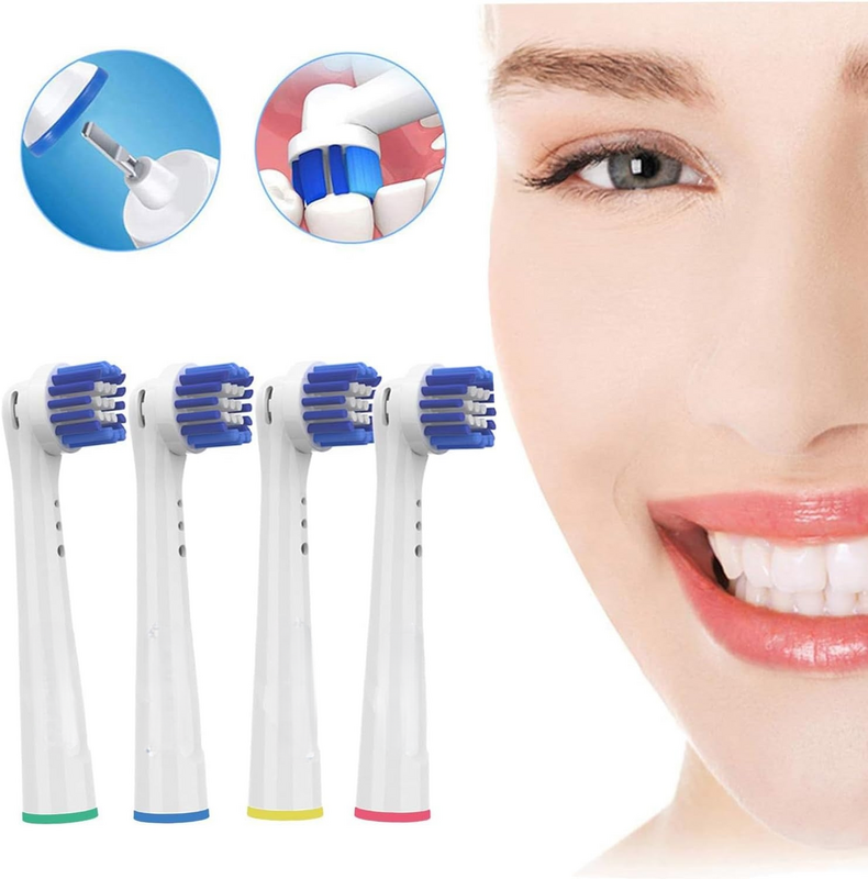 Cabezales de cepillo de dientes eléctrico profesional, cabezales de repuesto para Braun Oral B 7000/Pro 1000/9600/ 500/3000/8000, 4/8/12/16/20 piezas