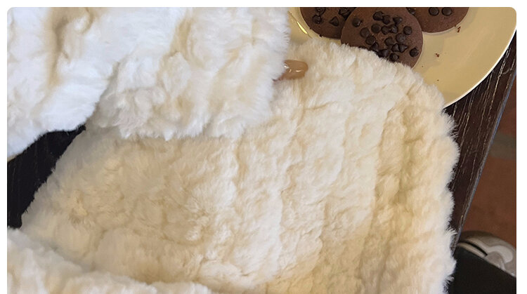 المرأة الأبيض فو الأرنب معطف الفرو ، أعلى إلى أسفل طوق ، رقيق سترة ، سميكة ، الدافئة ، Vintage ، B120 ، الحلو ، الشتاء ، 2023