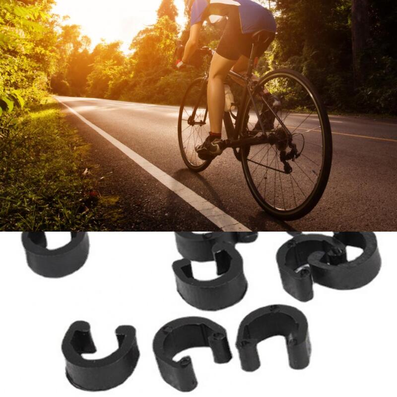 Guia de cabo C-Clips para bicicleta, leve, plástico, boa dureza, quadro de bicicleta MTB, fivela U para cabo de freio