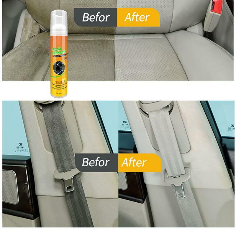 Leder reiniger für den Innenraum Praktischer Auto-Leder-Schaum reiniger mit UV-Schutz Auto-Innen pflege produkte für Stoffe