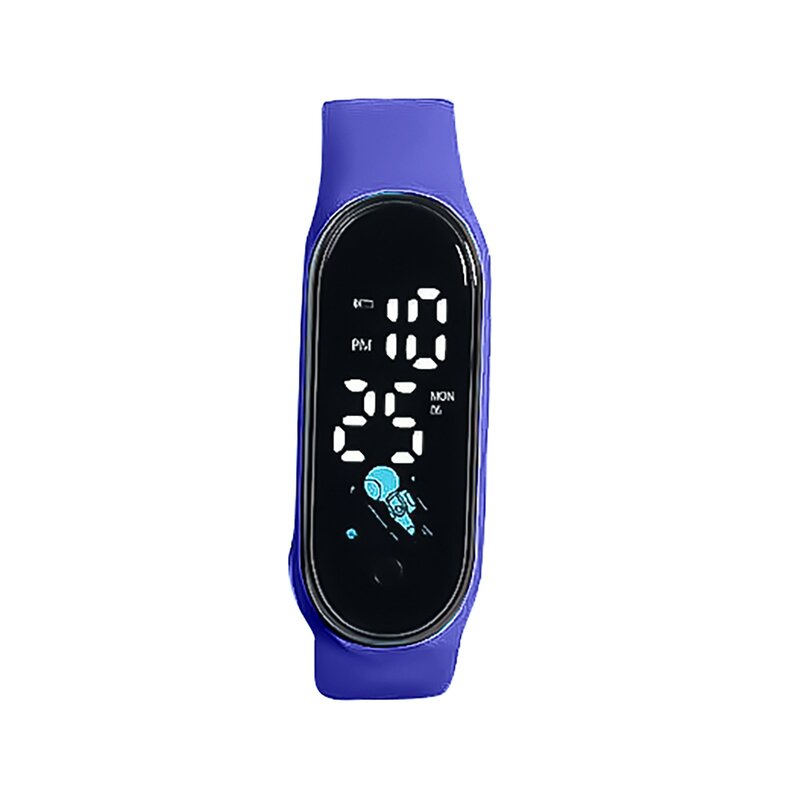 Jam tangan gelang elektronik multi warna jam tangan Digital pekan tampilan Led anak-anak jam tangan olahraga luar ruangan kasual terlaris