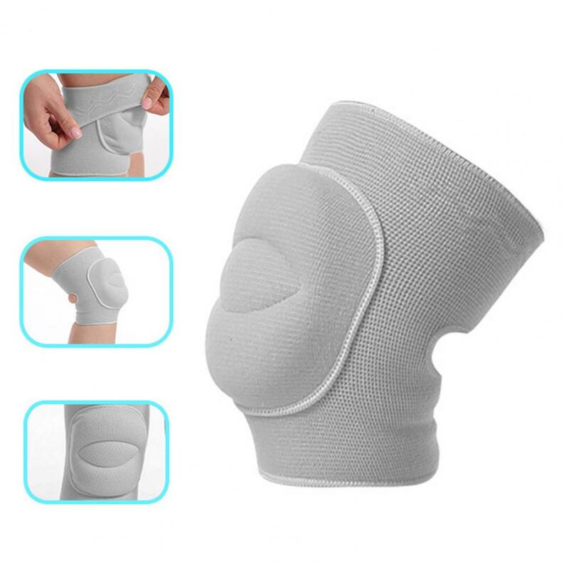 Elastic Knee Protection Gear Yoga Knee Pads Soft Breathable Protective Knee Pads for Adults Kids Shock Absorption for Volleyball