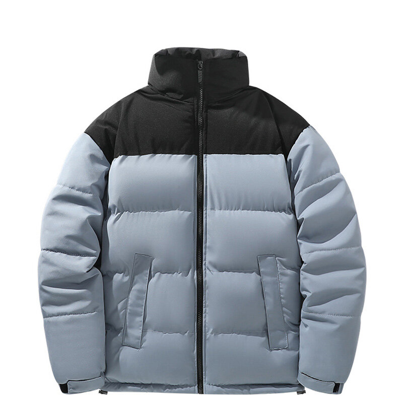 Jaqueta de algodão com capuz Windproof masculina, Parka grossa, casaco quente, casacos casuais, moda ao ar livre, novo estilo, inverno, 2022