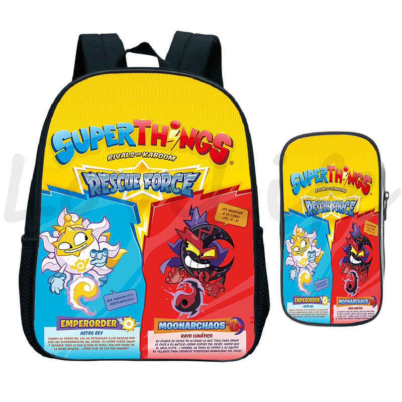 Superzings Kindergarten Backpack 2 Pcs/Set Game Superthings Bag Bagpack Children School Bag Mochila Kids Mini Rucksack gift bag