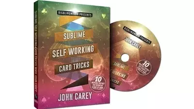 Erhabene selbst arbeitende Karten tricks von John Carey-Zaubertricks. webp-Zaubertricks