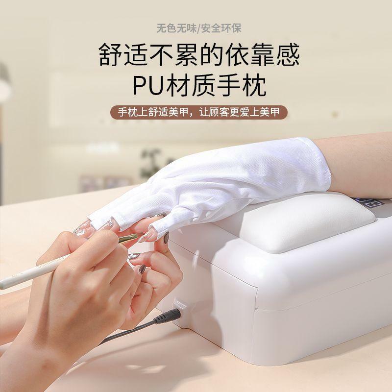 Uv Led Nail Drying Lamp for Manicure Fast Curing Gel Nail Polish 72 Leds Professional Foldable Hand Pillow Nail Art Lamp
