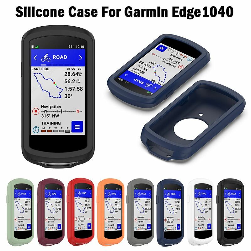 For Garmin Edge 1040 GPS Bicycle Computer Silicone Protective Cover Case Dust Bumper Cover Anti-collision Shell Accessories
