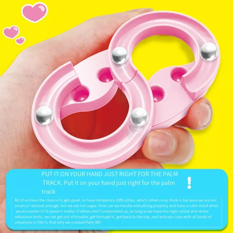 Handheld 88 Track Finger Toys Antistress Autisme Sensoriel Anxiety and Stress Relief ADHD Training Decompression Fidget Flexible