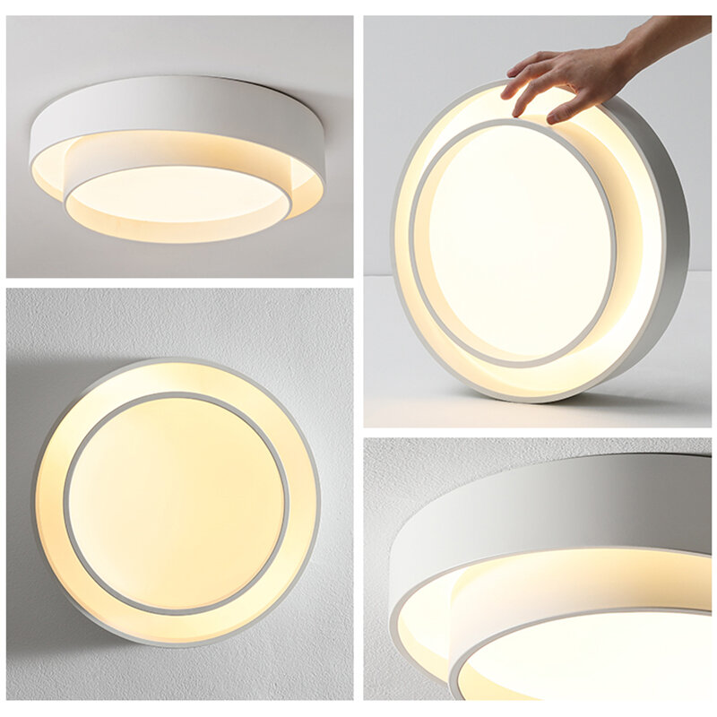 Led Ceiling Lamps Bedroom Closet Kitchen Bathroom Living Room Round Ceiling Light Modern Home Simple Creative Lighting Fixture